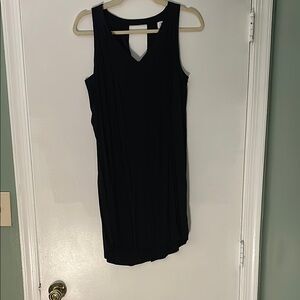 Old Navy Black Sleeveless Midi Dress